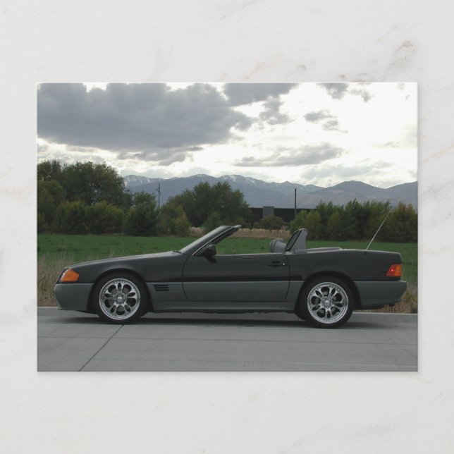 Postal Mercedes-Benz 500 SL Roadster (Anverso)