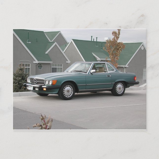 Postal Mercedes-Benz 560 SL Roadster (Anverso)