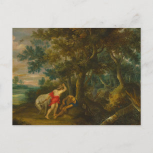 Postal Mercurio y argumentos de Jan Wildens