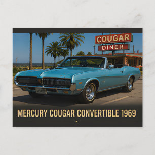 Postal Mercury Cougar Convertible 1969