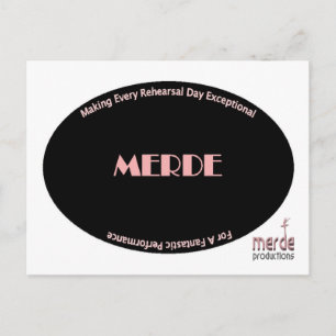 Postal Merde Postcard