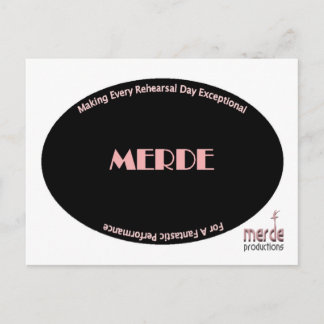 Postal Merde Postcard