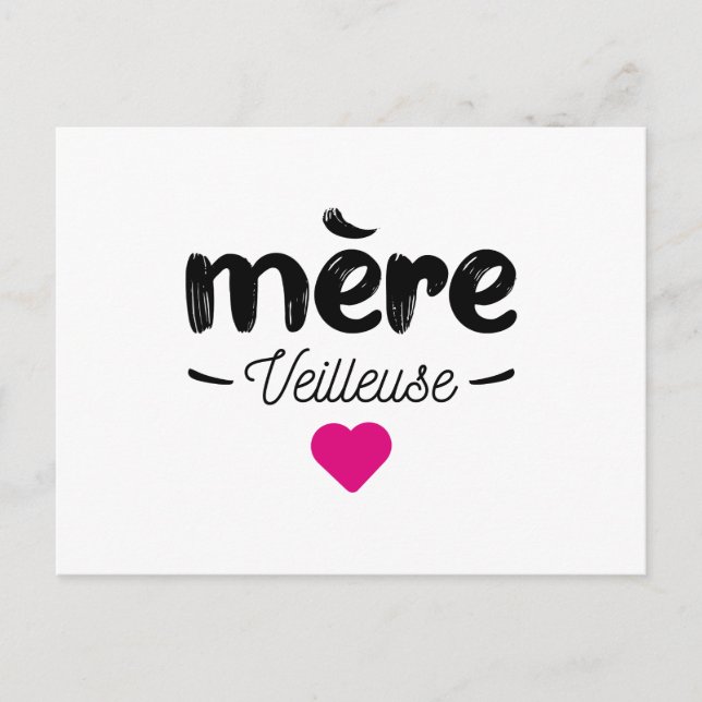 Postal Mere veilleuse (Anverso)