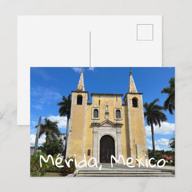 Postal Mérida, México - Postcard estándar (Anverso / Reverso)