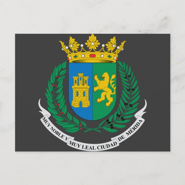 Postal Mérida Yucatán, México (Anverso)