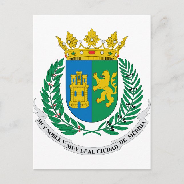 Postal Mérida Yucatán, México (Anverso)