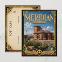 Meridian Idaho Vintage Art Deco Época Dorada
