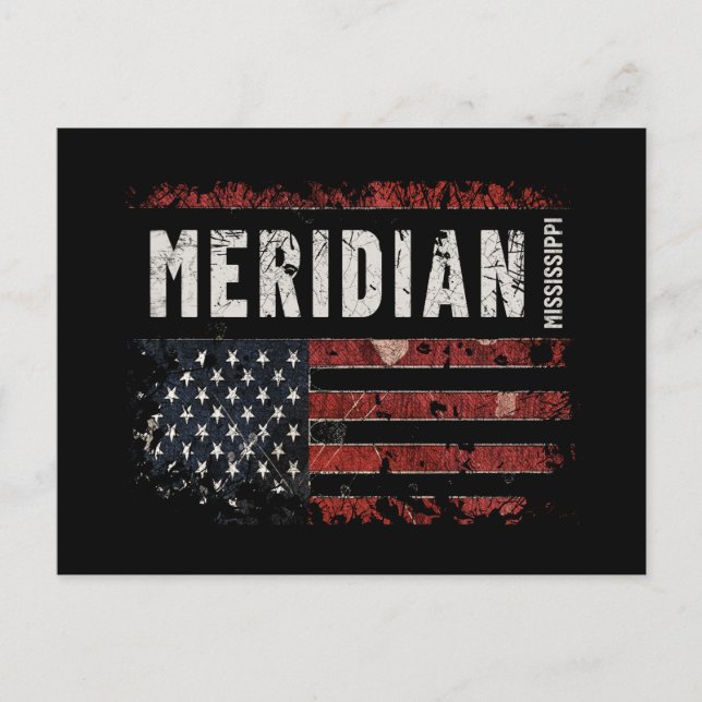 Postal Meridian Mississippi (Anverso)