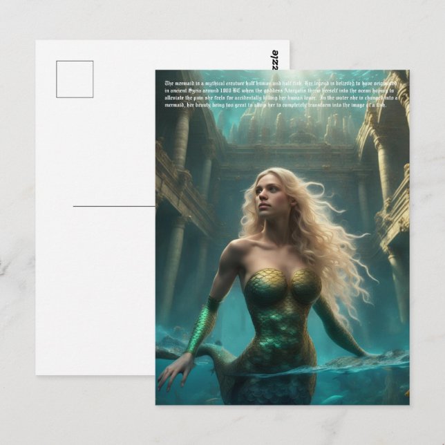 Postal Mermaid (Anverso / Reverso)