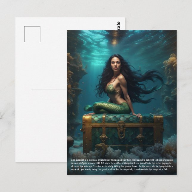 Postal Mermaid (Anverso / Reverso)