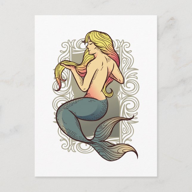 Postal Mermaid (Anverso)