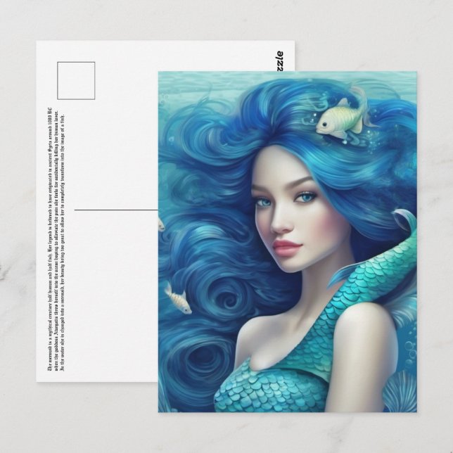 Postal Mermaid (Anverso / Reverso)