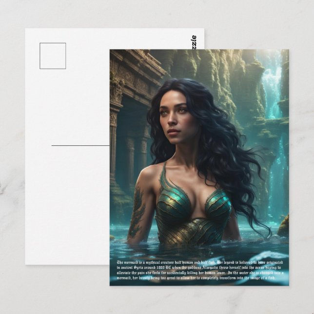 Postal Mermaid (Anverso / Reverso)