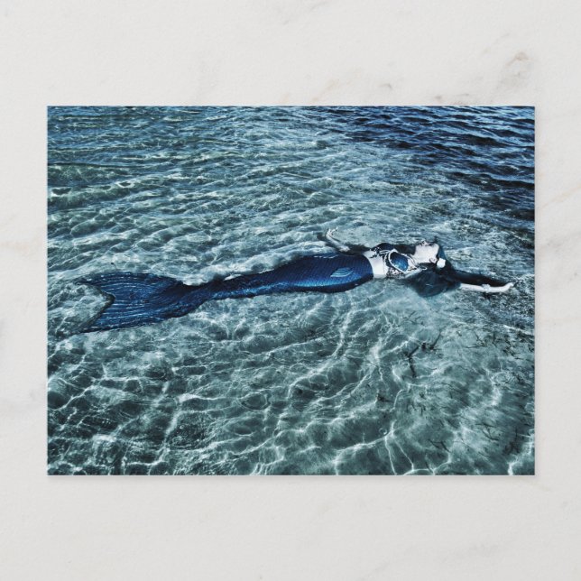 Postal Mermaid de agua salada (Anverso)