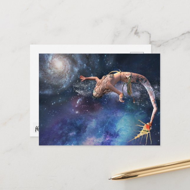 Postal Mermaid Milkyway (Anverso/Reverso In Situ)