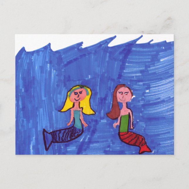 Postal Mermaid Pals (Anverso)