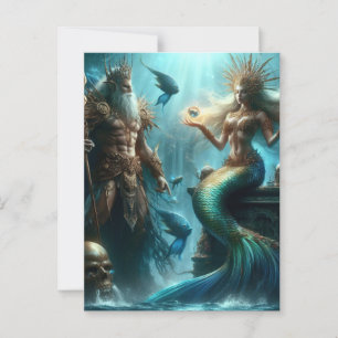 Postal Mermaid Poseidon