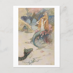 Postal Mermaid Warwick Goble