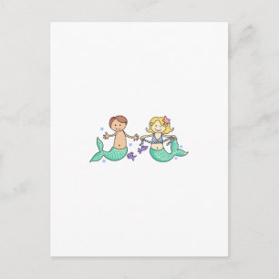 POSTAL MERMAID Y MERBOY