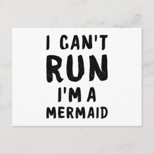 Postal Mermaids Chica Mermaid Sea Art Gracioso Regalo de