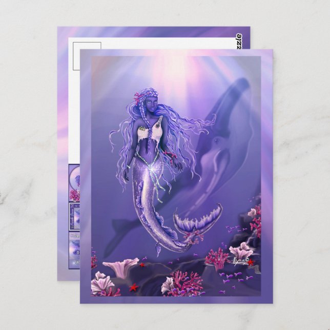 Postal Mermelada Purple Ocean (Anverso / Reverso)