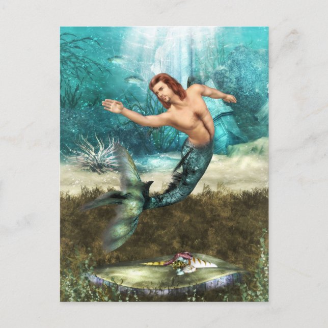 Postal Mermen Postcard (Anverso)