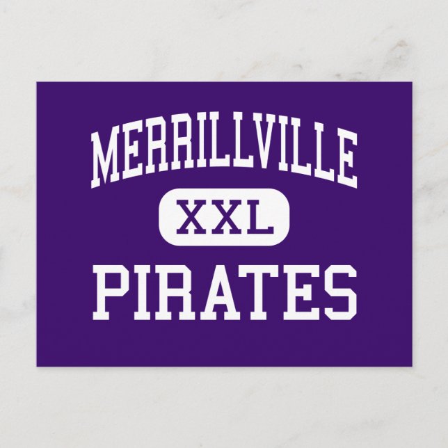 Postal Merrillville - Pirates - High - Merrillville (Anverso)