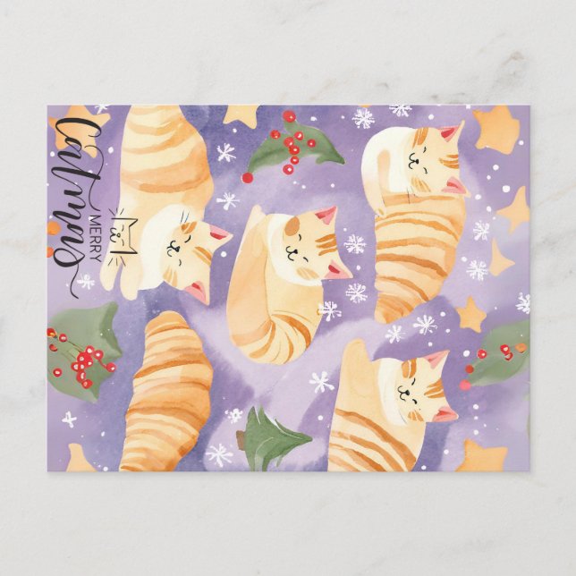 Postal Merry Catsmas (Anverso)