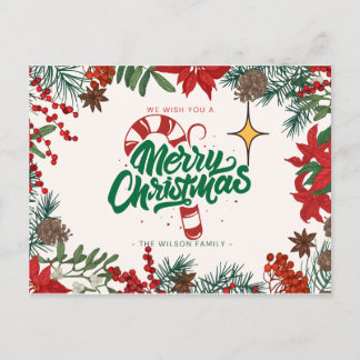 Postal merry chrismas in u