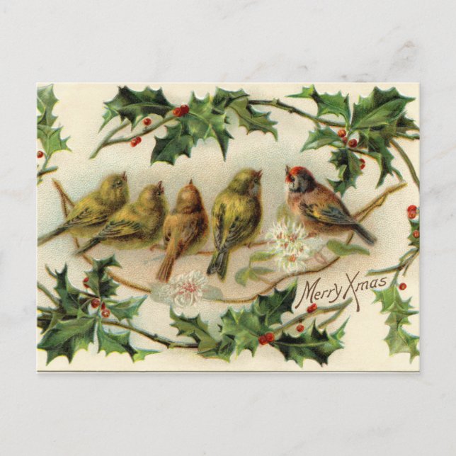 Postal Merry christmas (Anverso)