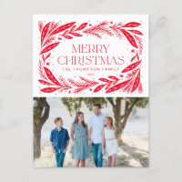 Merry Christmas Red Wreath