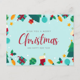 Postal Merry Christmas Whishing postcards