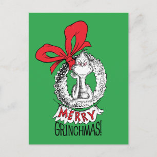 Postal Merry Grinchmas Wreath