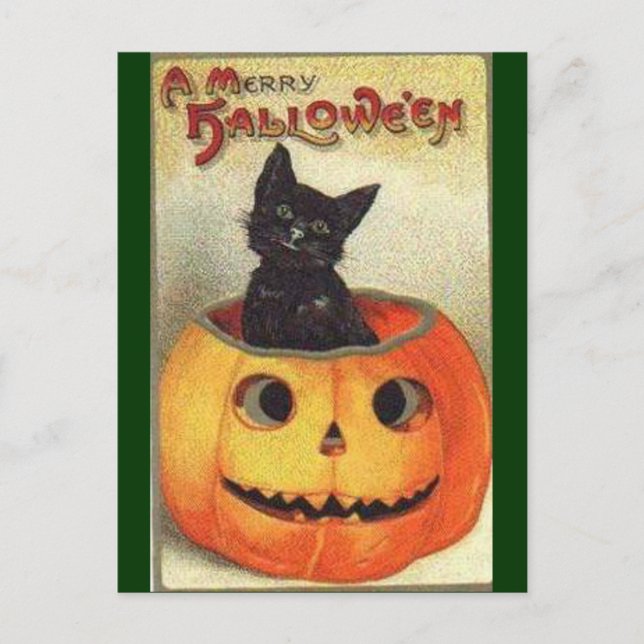 Postal Merry Halloween (Anverso)