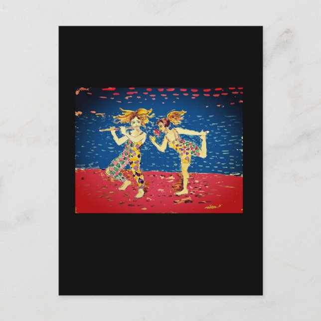 Postal Merry jesters (Anverso)