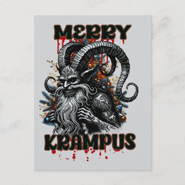 Postal Merry Krampus (Anverso)
