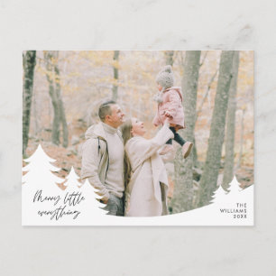 Postal Merry Little Everything, Family Photo, Moderno