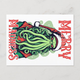 Postal Merry Madness - Cthulhu Santa Stare