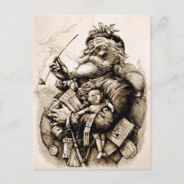 Postal Merry Old Santa Claus