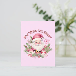 Postal Merry y Bright - Santa Rosa