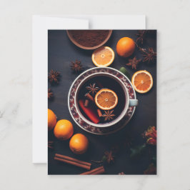 Postal Merry y Mulled | Bebida navideña acogedora