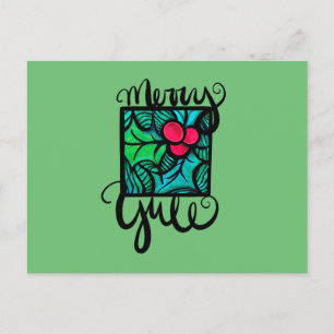 Postal Merry Yule