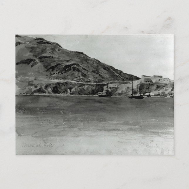 Postal Mers El-Kebir, Argelia (Anverso)