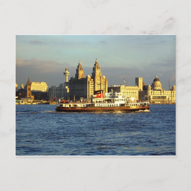 Postal Mersey Ferry & Liverpool Waterfront (Anverso)