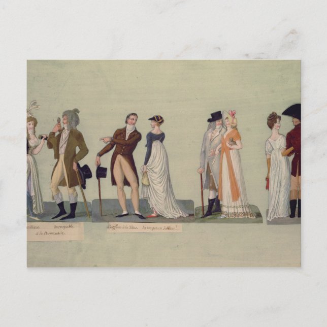 Postal Merveilleuse... Paseo incroiable (Anverso)