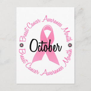 Postal Mes de Conciencia sobre el Cáncer de Mama