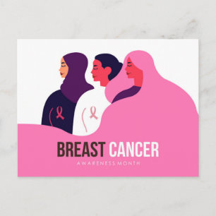 Postal Mes de Conciencia sobre el Cáncer de Mama