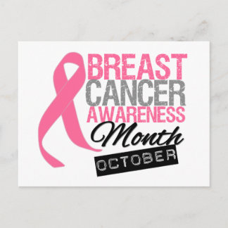 Postal Mes de Conciencia sobre el Cáncer de Mama Octubre