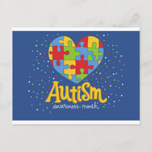 Postal mes de concienciación sobre el autismo