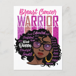 Postal Mes de concienciación sobre el cáncer de mama Guer